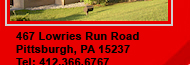 467 Lowries Run Road, Pittsburgh, PA 15237 Tel: 412.366.6767 Fax: 412.366.1404